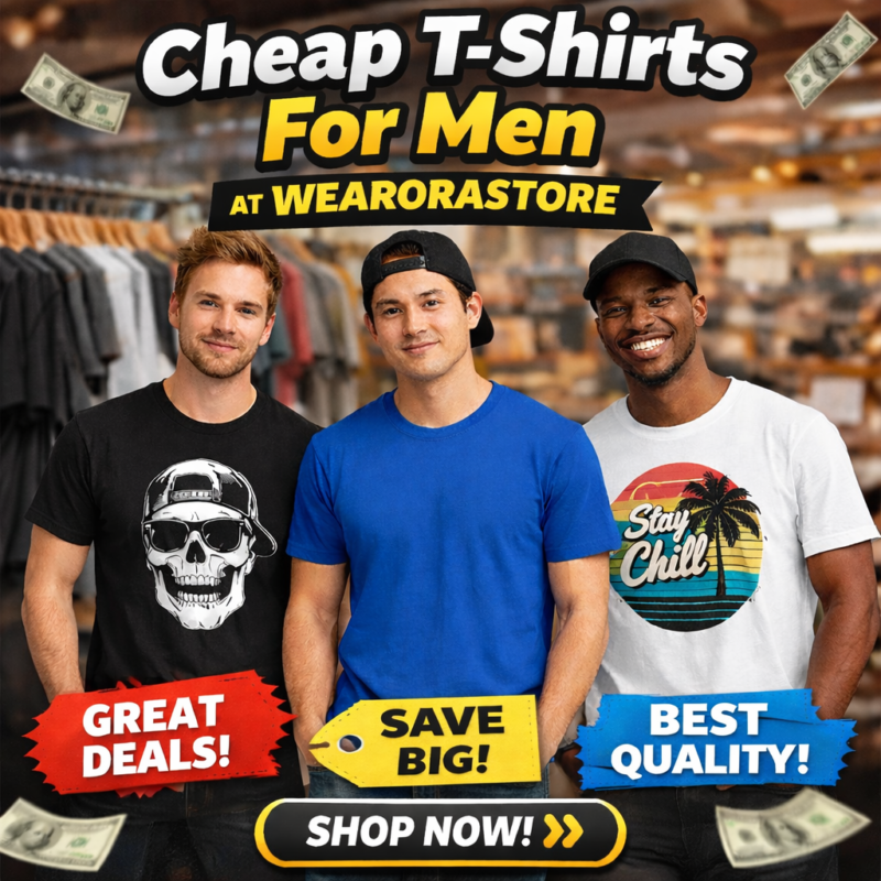 Cheap T shirts For Men, For Women, WEARORASTORE