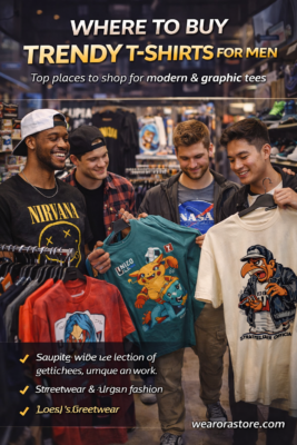 trendy T shirts for men fashion collection