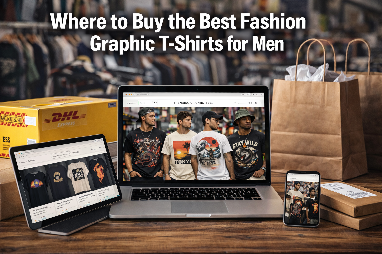 best fashion graphic T shirts for men collection