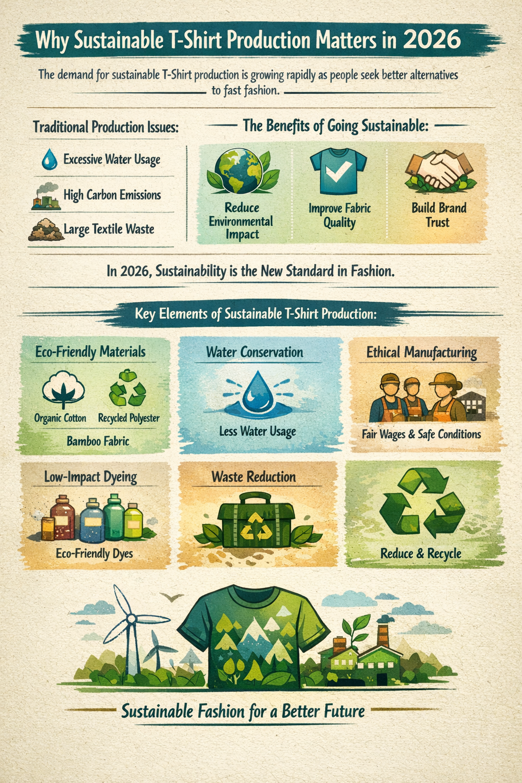 organic cotton recycled fabric sustainable materials