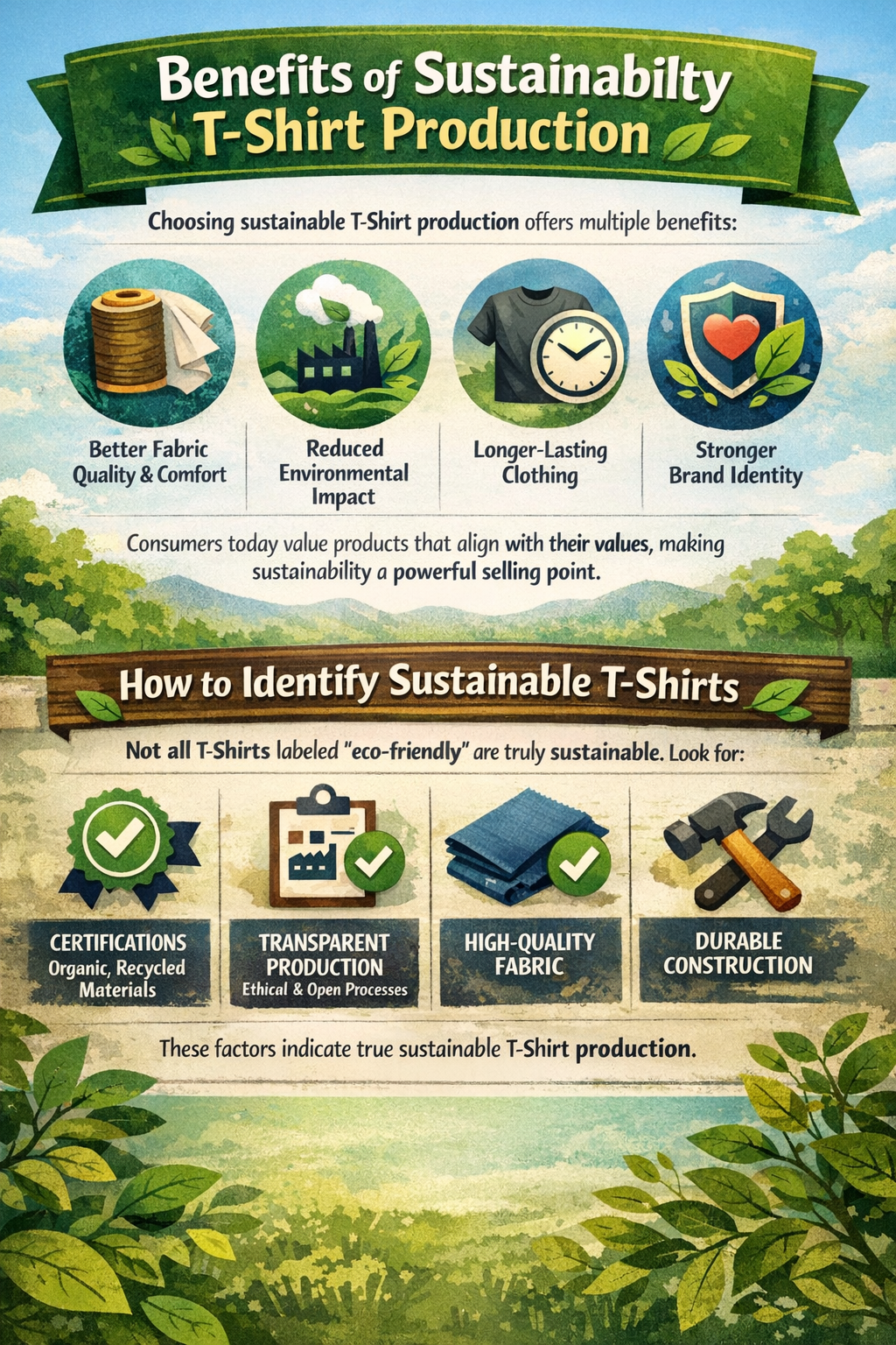 sustainable T-shirt label organic certification tag