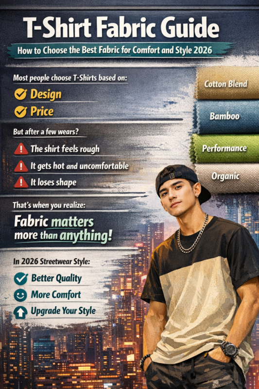 T-shirt fabric guide cotton polyester blend comparison texture